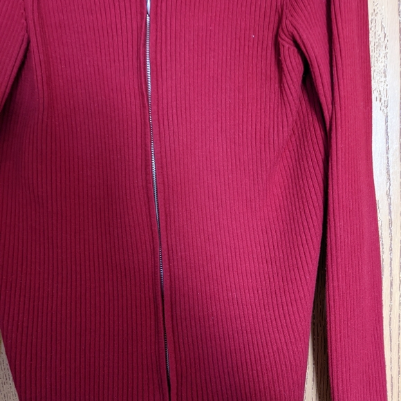 Evie full zip red sweater l/s - Picture 4 of 4